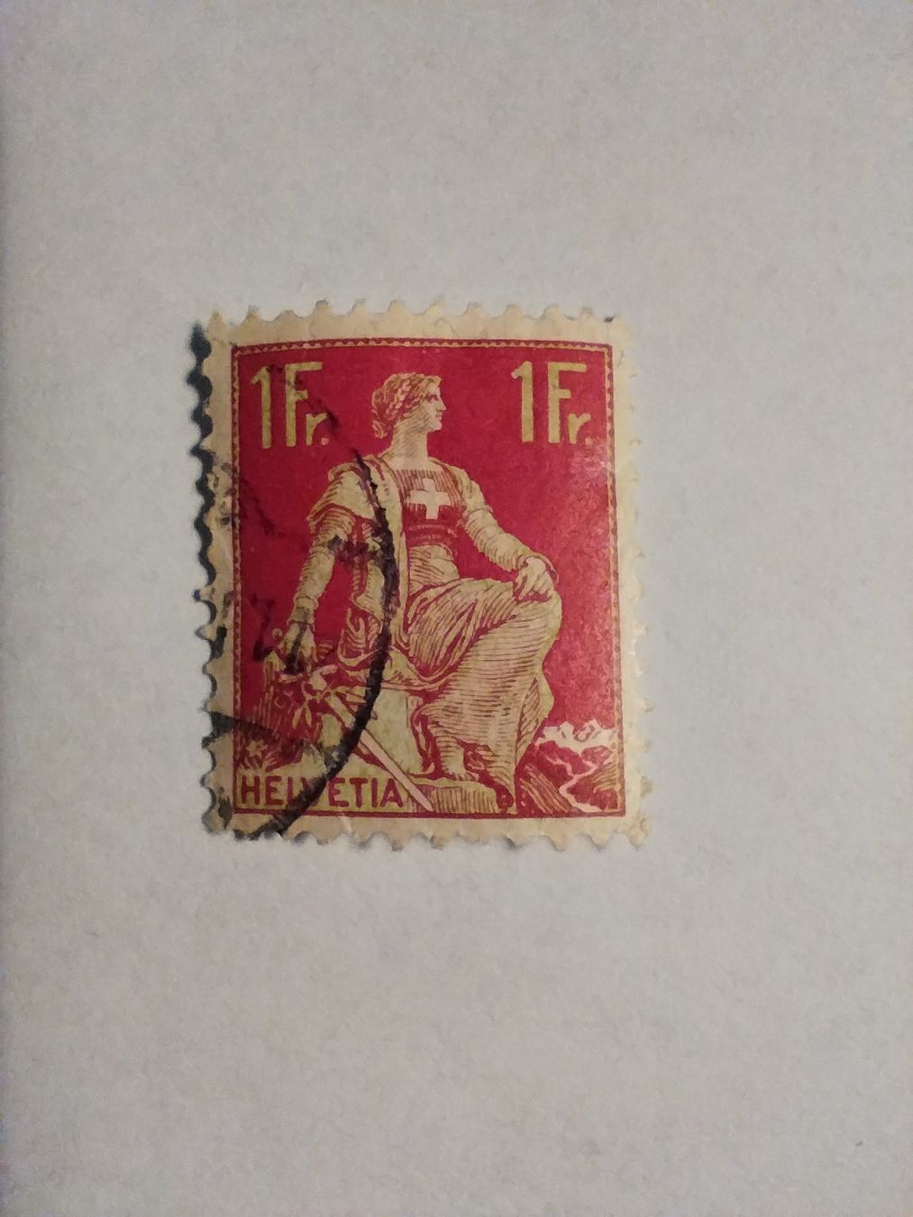 Alle Briefmarken: Alte Briefmarke – Gebraucht aus Escholzmatt von Cornix