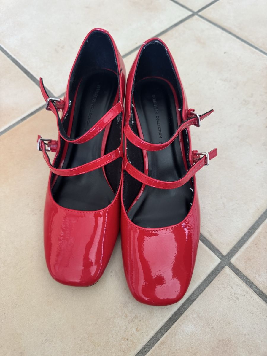 Pull&Bear Scarpe da donna: maryjane rouge taille 38 – Usato da Lonay venduto da nei_79jc 3
