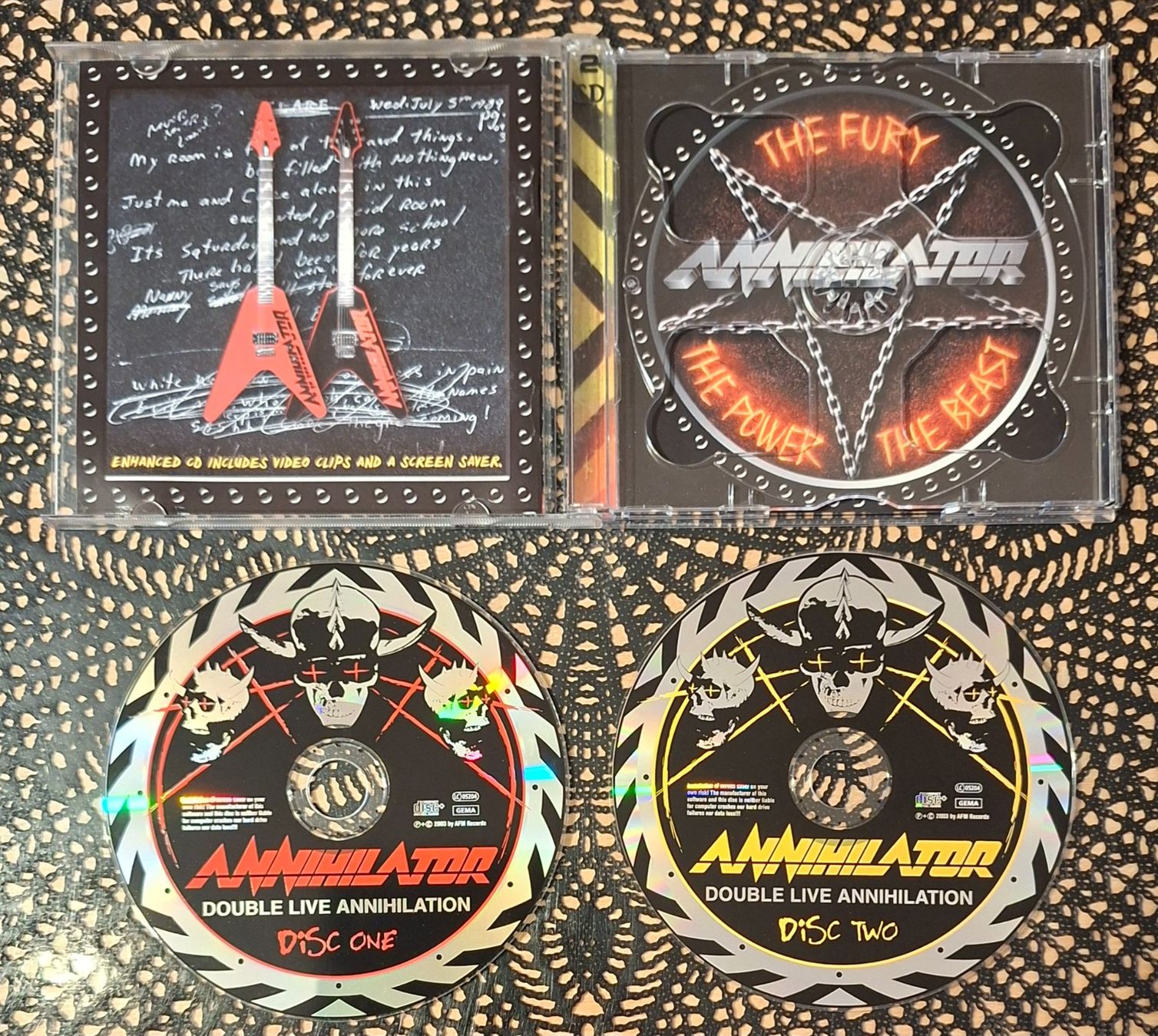 CD: Annihilator - Double Live, CAN Trash Metal CD Album 2003 – Usato da Schönenberg TG venduto da Gregordini 2