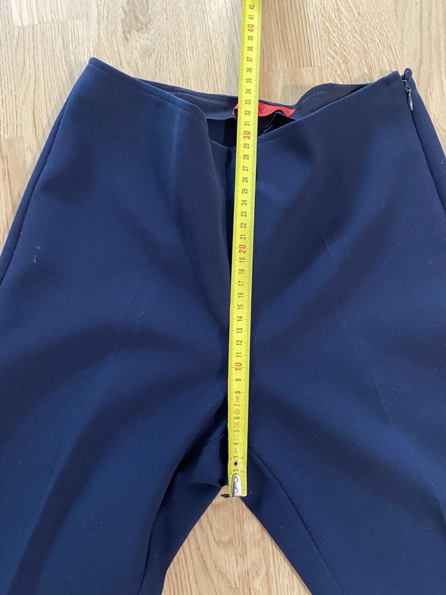 Pantaloni: Max&Co. Trousers, Navy Blue, Flared Cut, Size Small – Usato da Zug venduto da lil_mj92 5