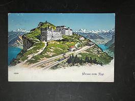 Ansichtskarte Rigi 1918 super gestempelt  (V419)