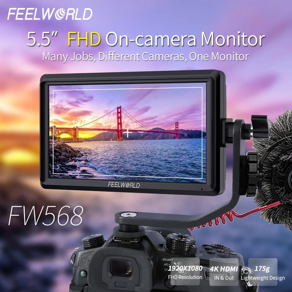 Monitore: Feelworld FW568 4K Kamera-Feldmonitor – Neu und originalverpackt aus Malans GR von BUYBEST-Schweiz 1