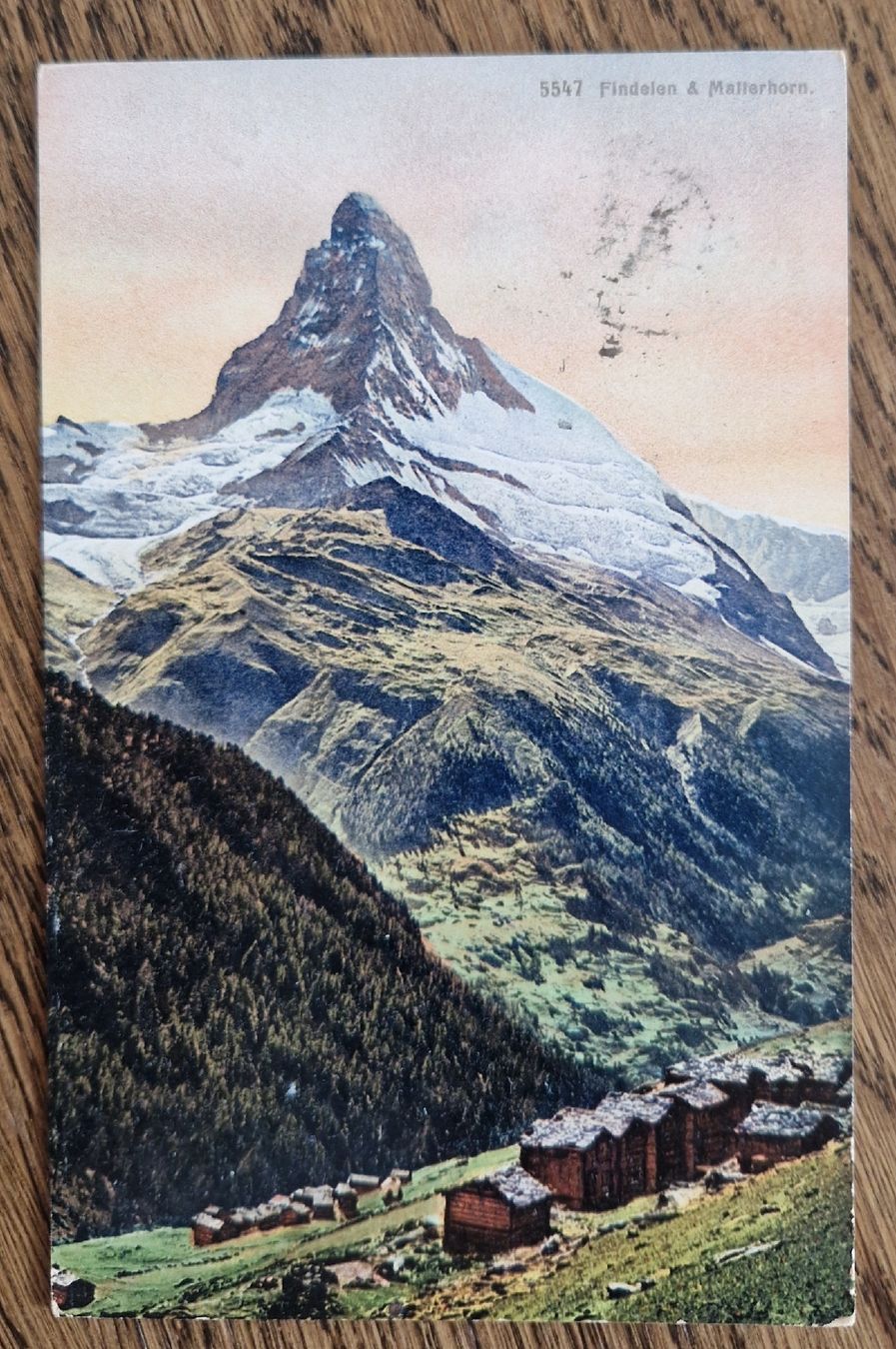 Cartes postales: Findelen und Matterhorn – D'occasion à Ebikon par Donar50