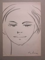 LAURA PADOA 1907-1972  ORIGINAL ZEICHNUNG SIGNIERT
