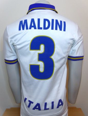 Away, Italia 1996, Maldini, maillot football vintage
