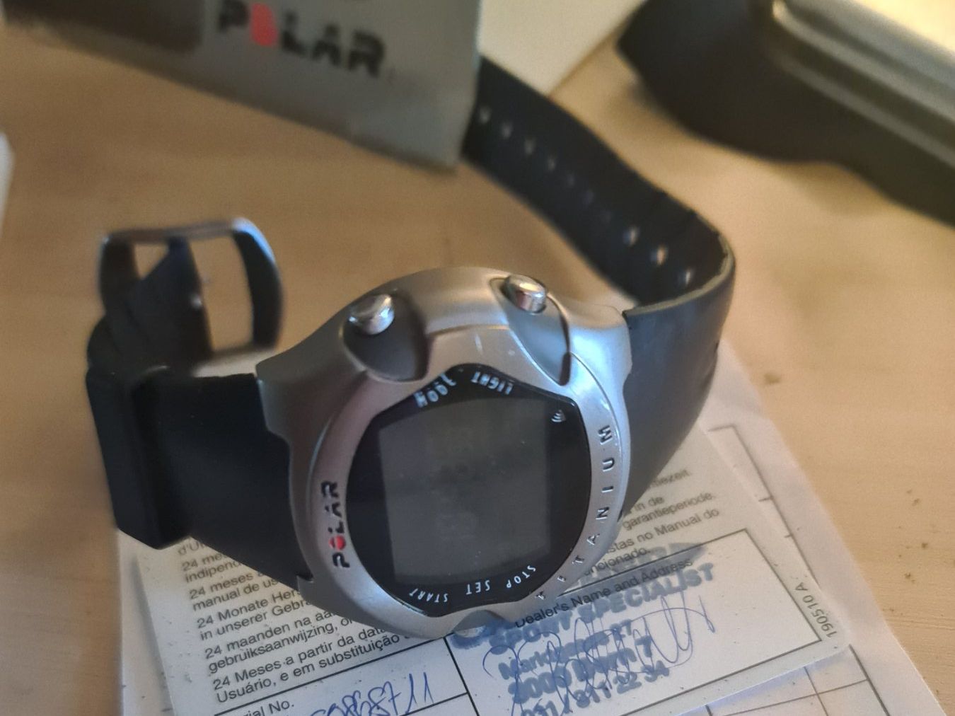 Polar Orologi: Titanium Uhr Polar M 71 ti Herzfrequenz - Messgerät – Usato da Münchenbuchsee venduto da babilibern 5