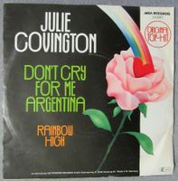 Julie Covington - Don't cry for me Argentina - Single