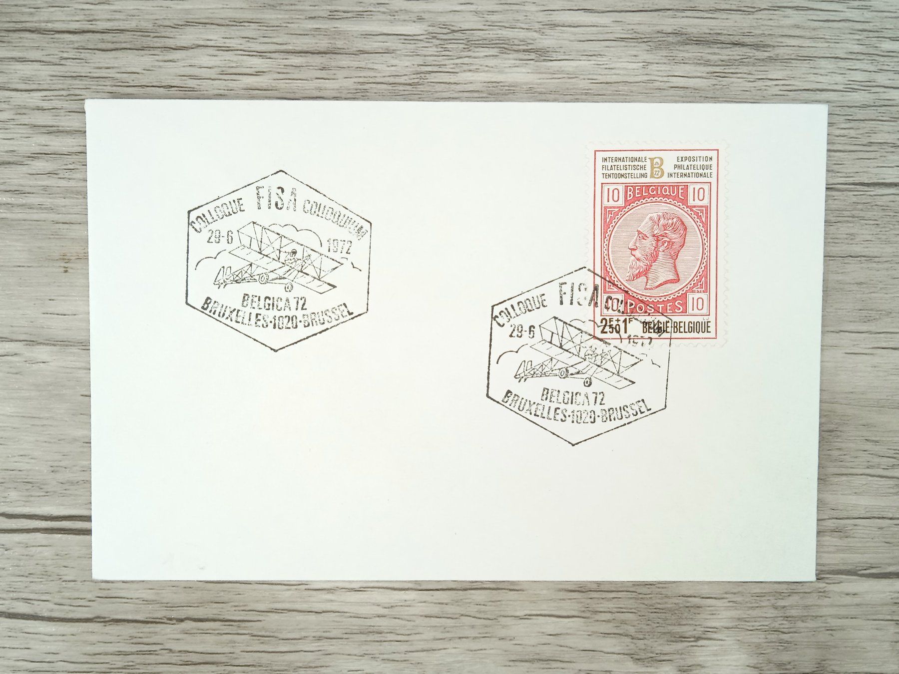 Tutti i francobolli: TR73 Enveloppe + Timbre Belgique 1972 – Usato da Cousset venduto da Patrick_Collections
