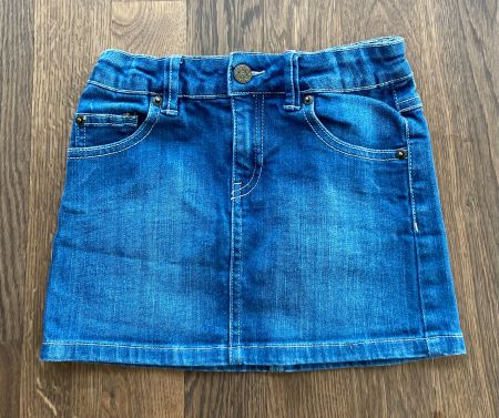 Jeans-Jupe Mädchen, Gr. 128
