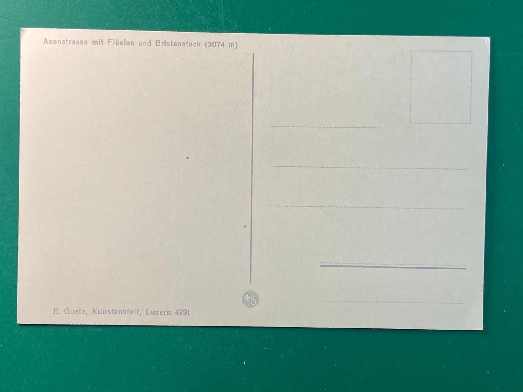 Cartes postales: Axenstrasse mit Flüelen – D'occasion à Steg VS par danwer74 1