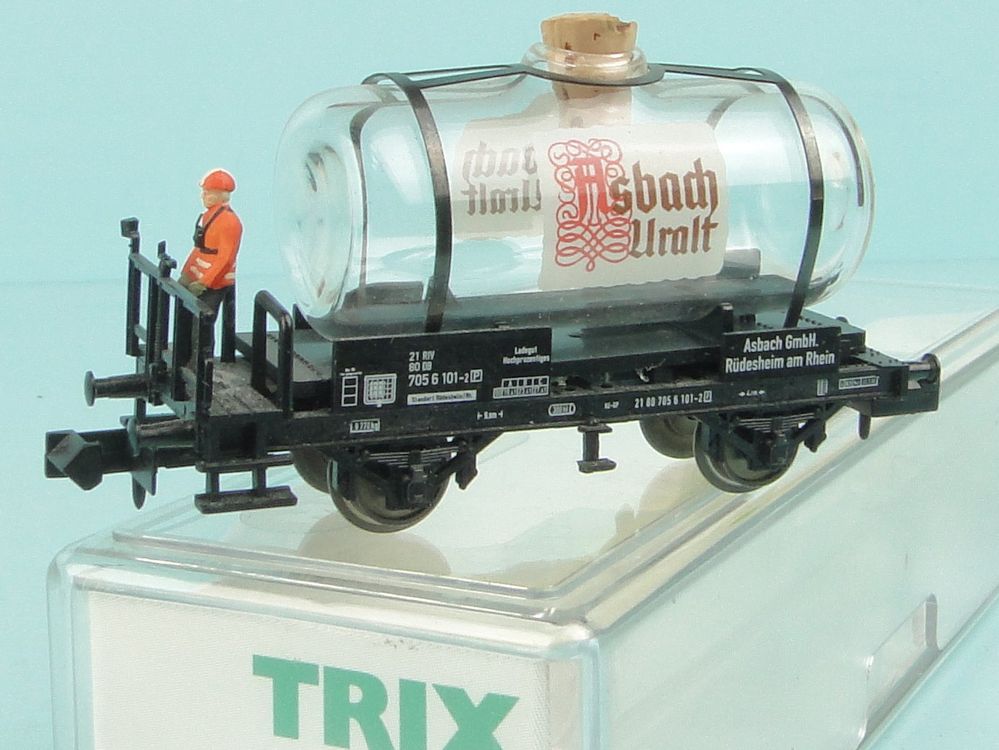 Minitrix 15035 Glaskesselwagen Asbach Uralt Spur N (Gebraucht) in ...