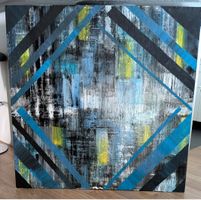 😊 CC Art BILD,100x100cm, auf Leinwand, handmade
