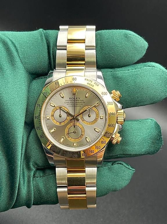 Rolex Uhren: Rolex Daytona Ref. 116523 "Rhodium Dial" 2001 Full Set – Gebraucht aus Lugano von luganotopwatches 5