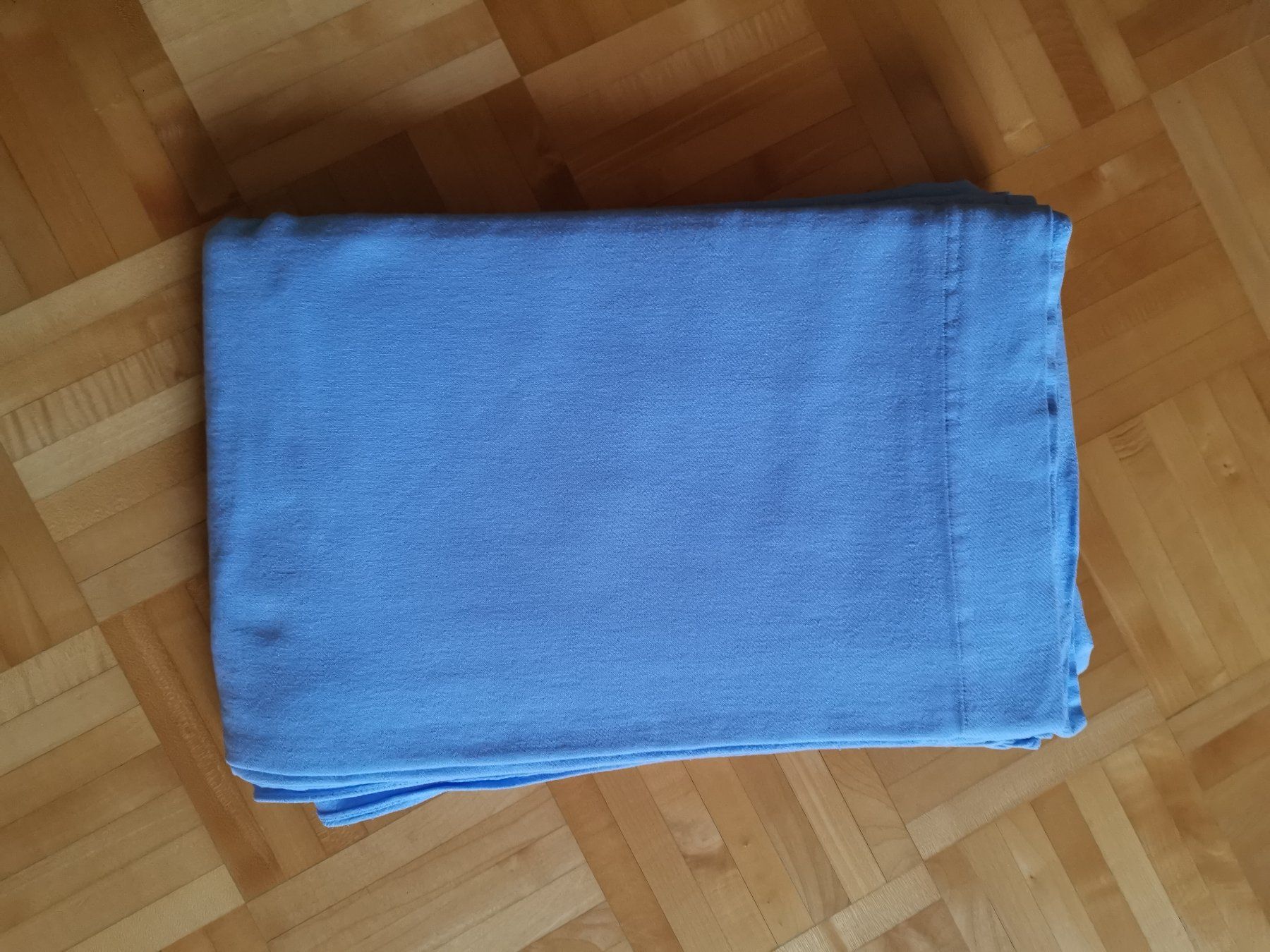 Linge de lit: altes, gebrauchtes Barchent Leintuch – D'occasion à Dornach par Hei50