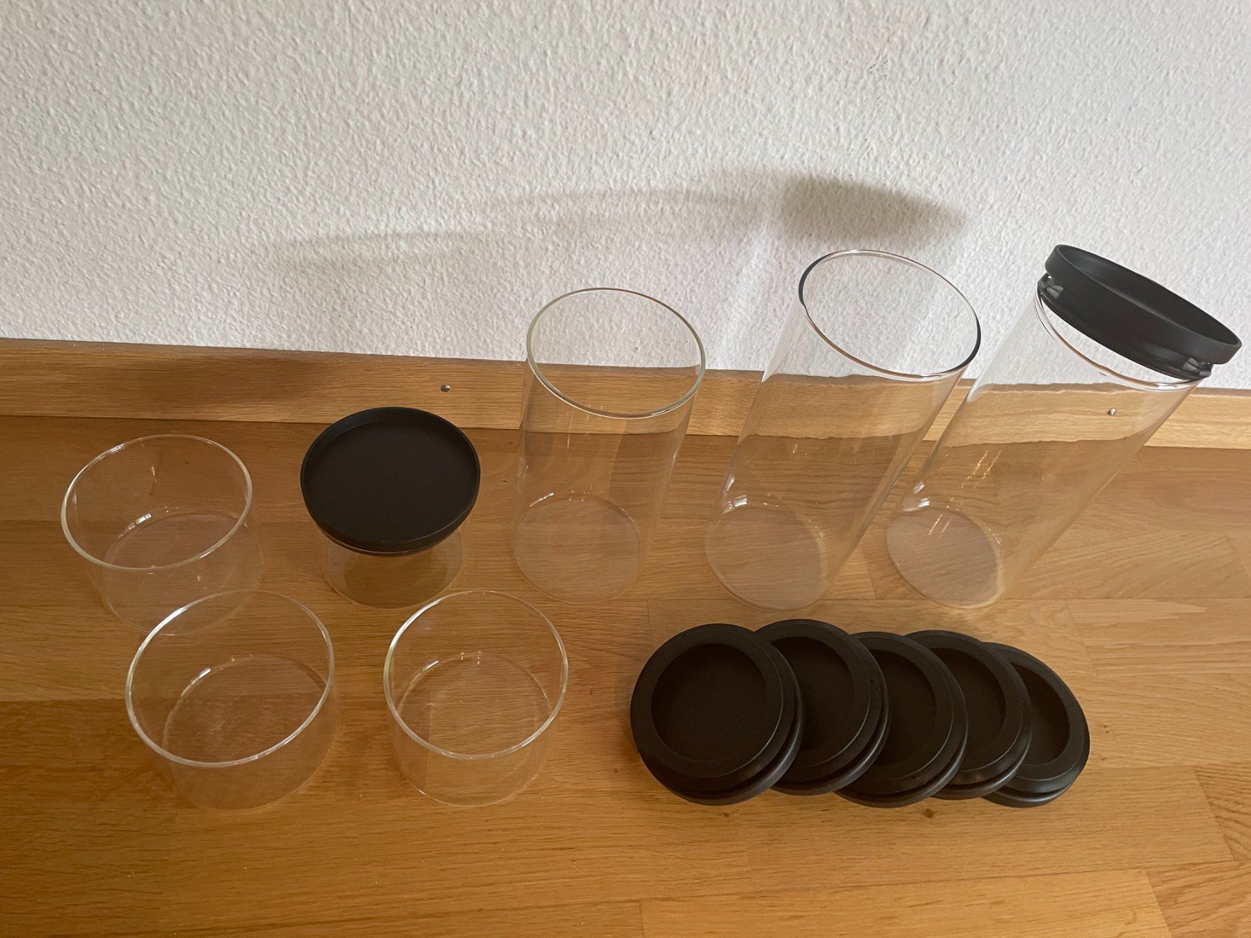Globus Bicchieri: Vorratsgläser-Set mit Deckel 7 Stück – Usato da Wabern venduto da carciofo 3