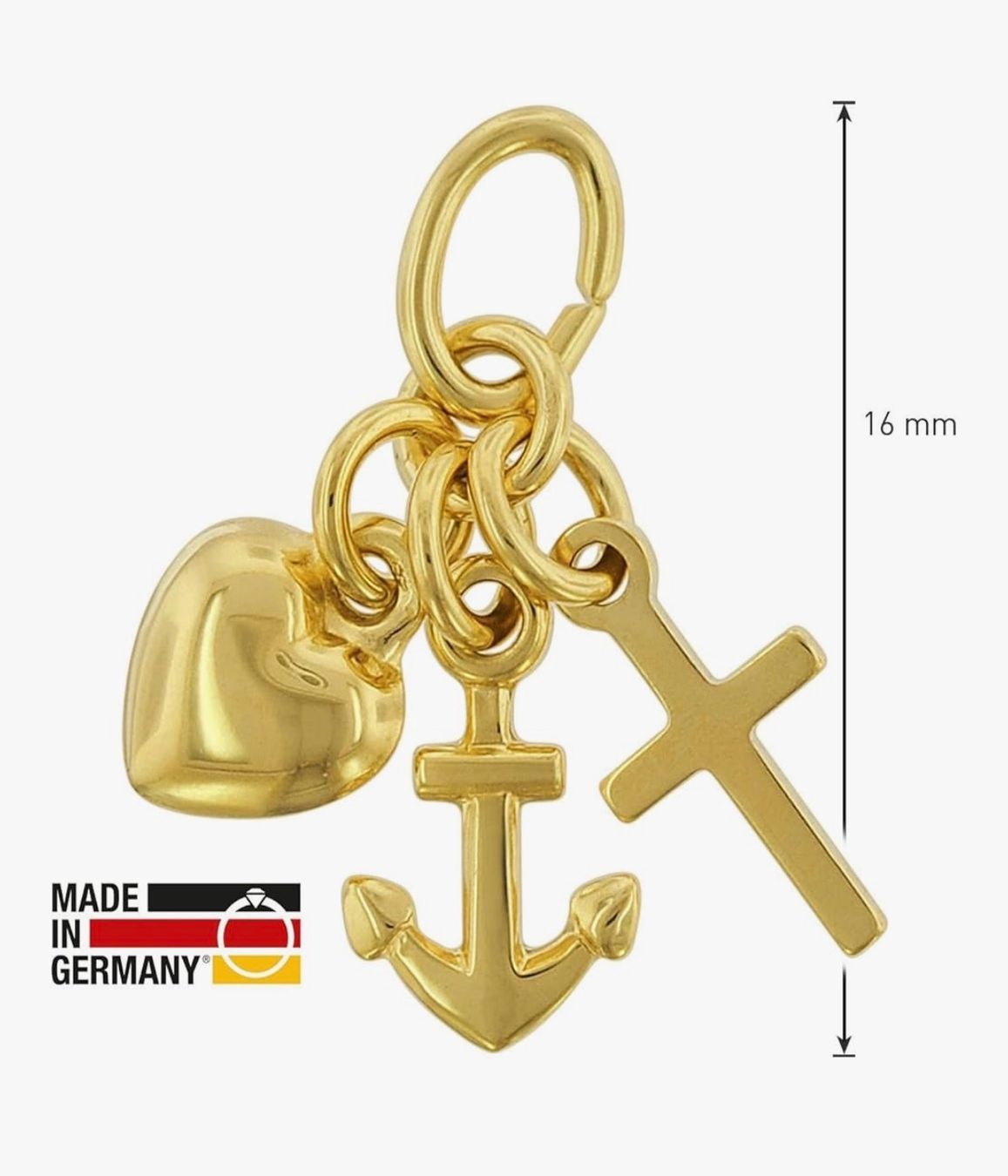 Pendentifs: 3 Goldanhänger 9k Gold – Neuf avec emballage d'origine à Hemmental par BlingBling1