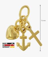 3 Goldanhänger 9k Gold