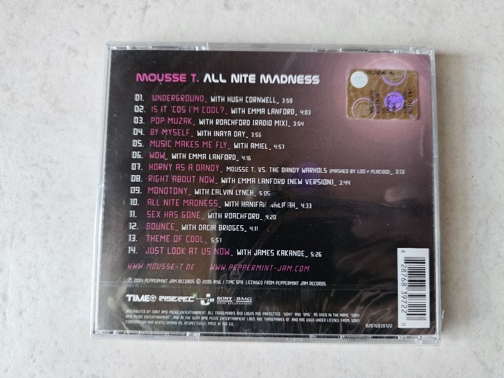 CDs: Mousse T.  -  All Nite Madness  /  Fabrikneu – Neu und originalverpackt aus Schneisingen von backstore24 1