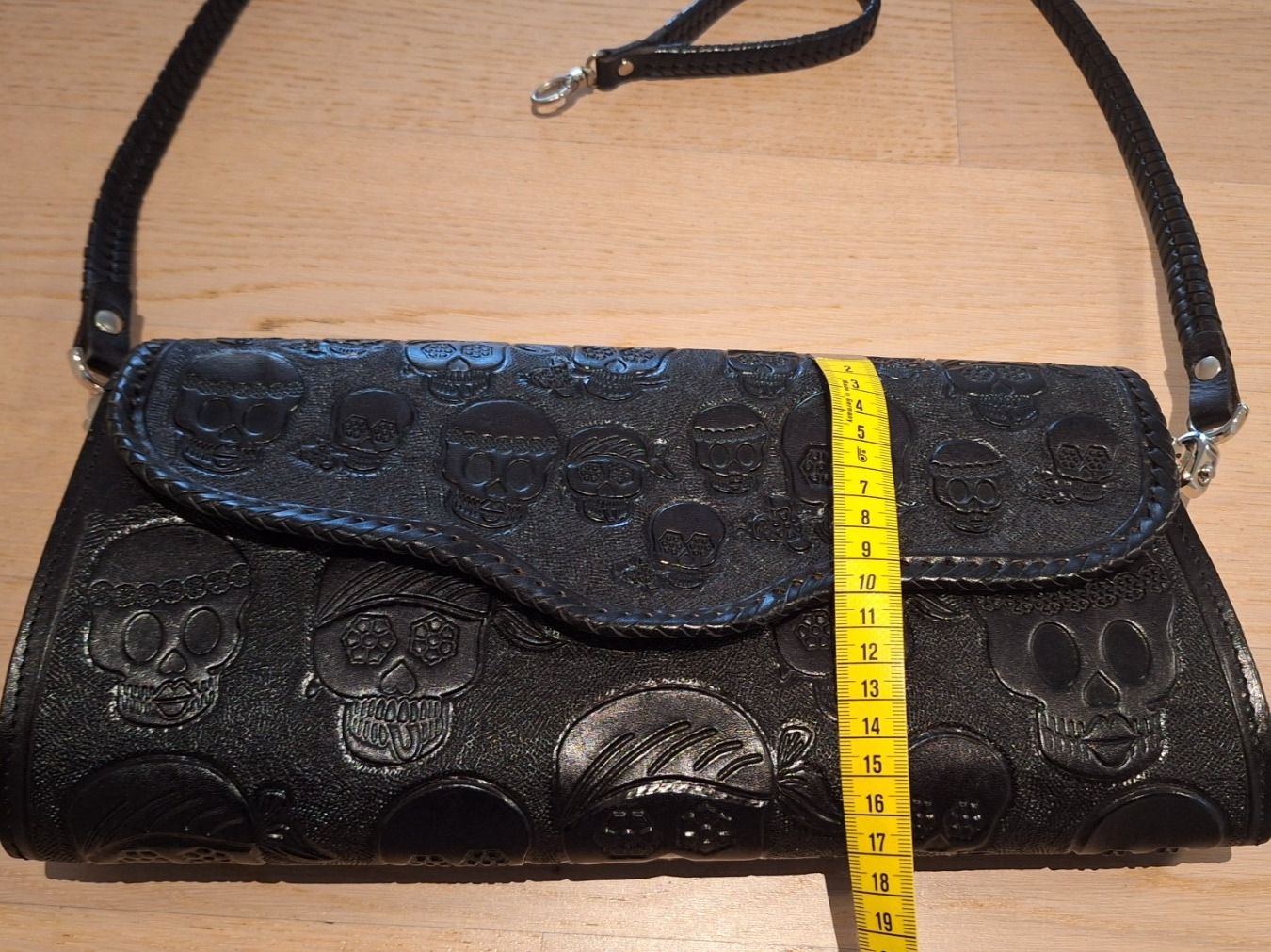 Borse da donna: Handtasche "Skull", Designer Unikat, Echtleder, schwarz – Nuovo (secondo la descrizione) da Oberkulm venduto da kar_jgx9 6