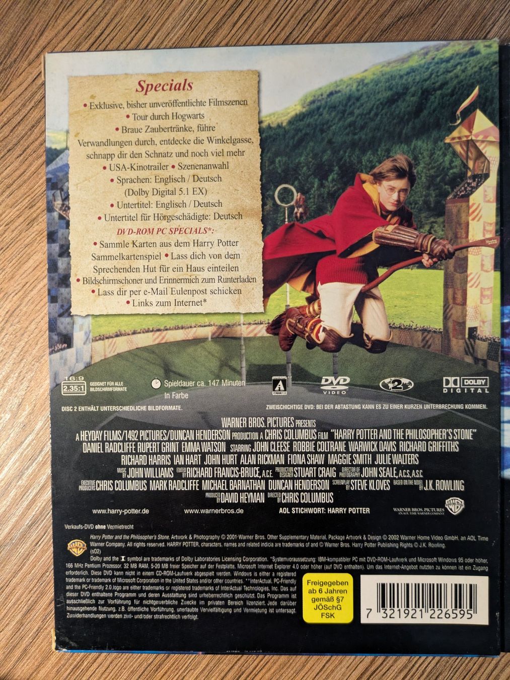 Tutti i DVDs: DVD's Harry Potter – Usato da Wangen an der Aare venduto da eggerclaudia 5