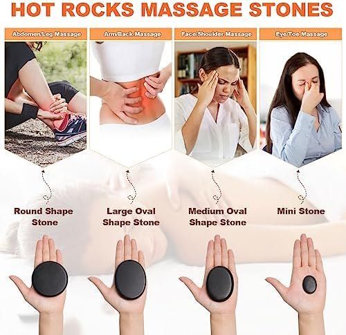 Dispositivi per massaggi: Stone Massage Set 9tlg – Nuovo e nell'imballaggio originale da Hundwil venduto da tec_mm27 4