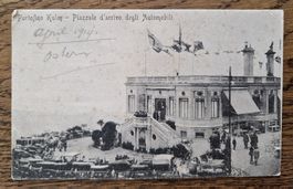 Portof.Kulm, Piazzale d'arrivo degli Automobili1914,Oldtimer
