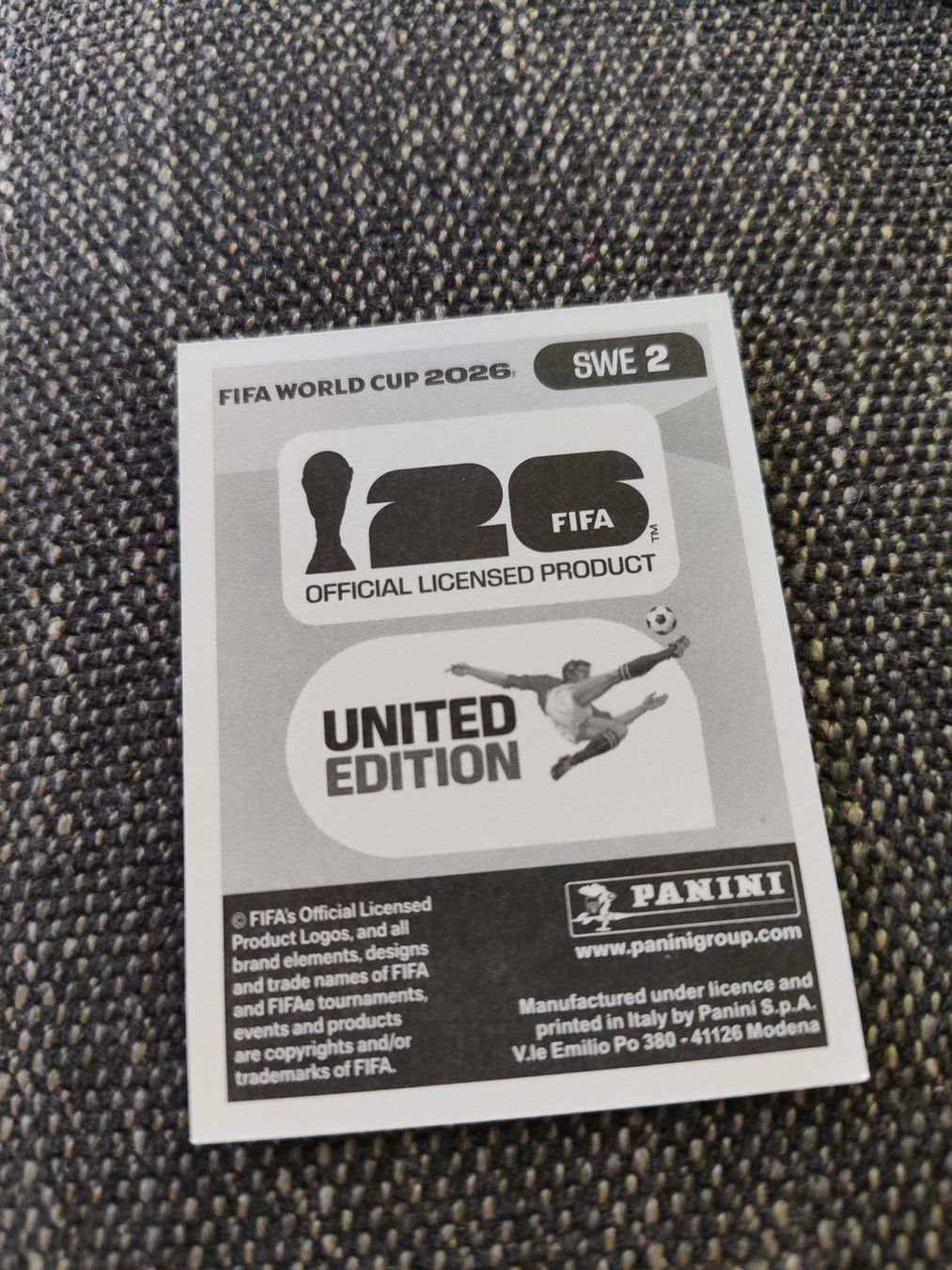 Panini Carte collezionabili: Panini 2026 Wm Swe 2 – Nuovo (secondo la descrizione) da Lieli venduto da Maholo 1