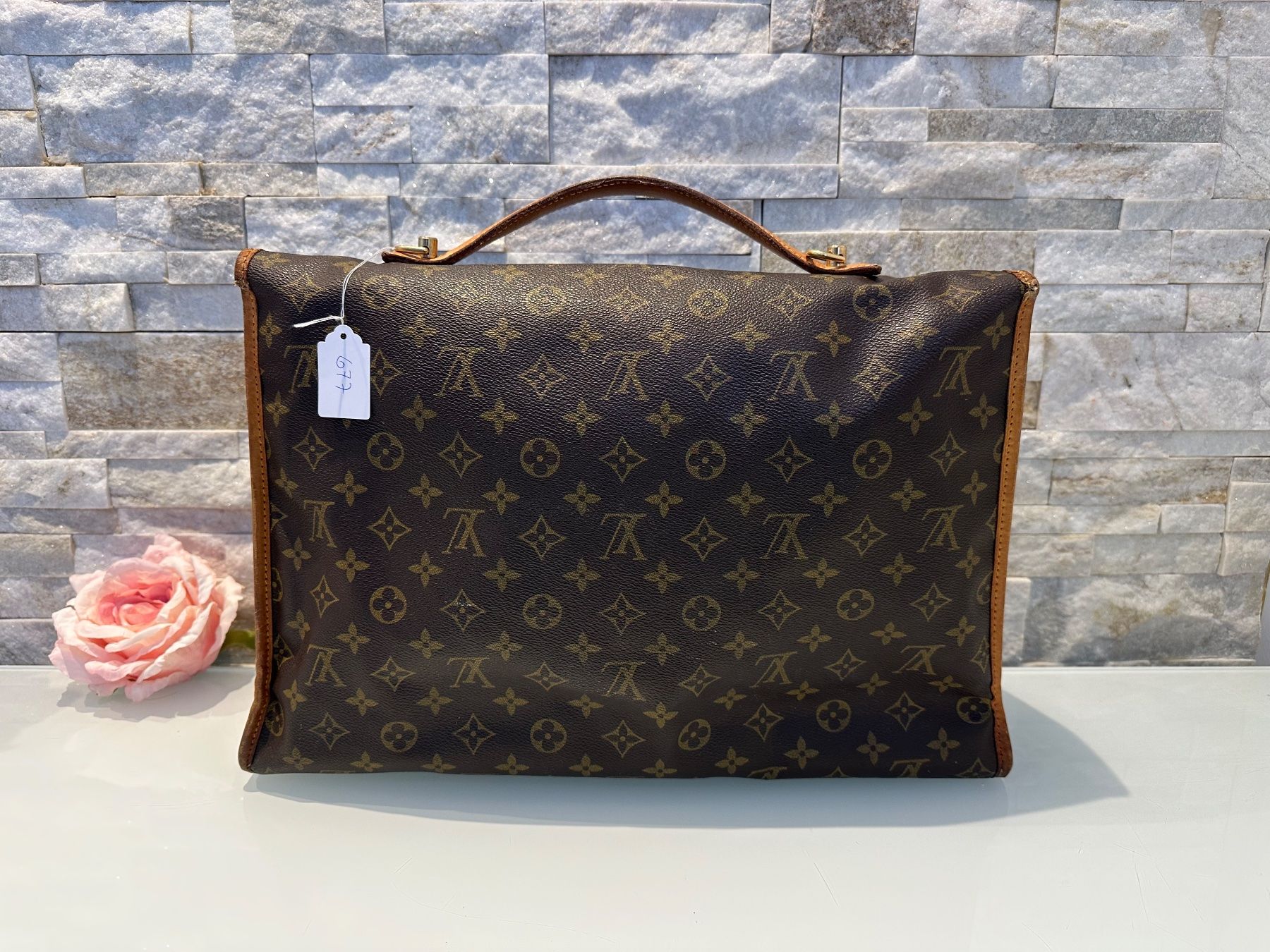 Louis Vuitton Valigie & Borse: Louis Vuitton Aktentasche Canvas - Nr. 677 – Nuovo (secondo la descrizione) da Hittnau venduto da LuxAndMore 1