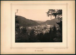 Fotografie St. Blasien, Ortsansicht mit 