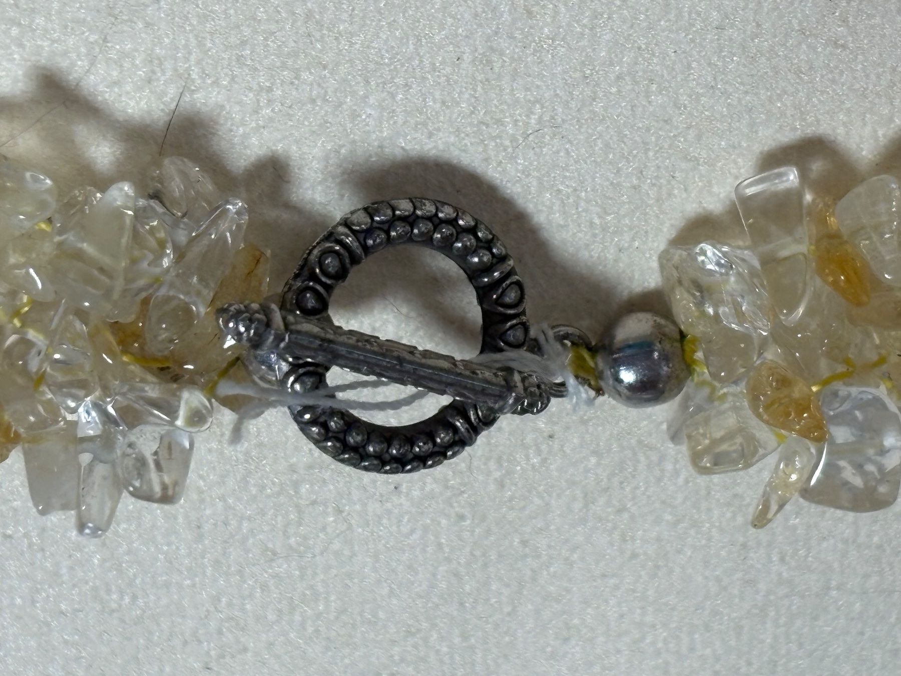 Catenine: Fantastische Steinkette aus echtemCitrin, 45 cm lang – Usato da St. Peterzell venduto da verena40 2