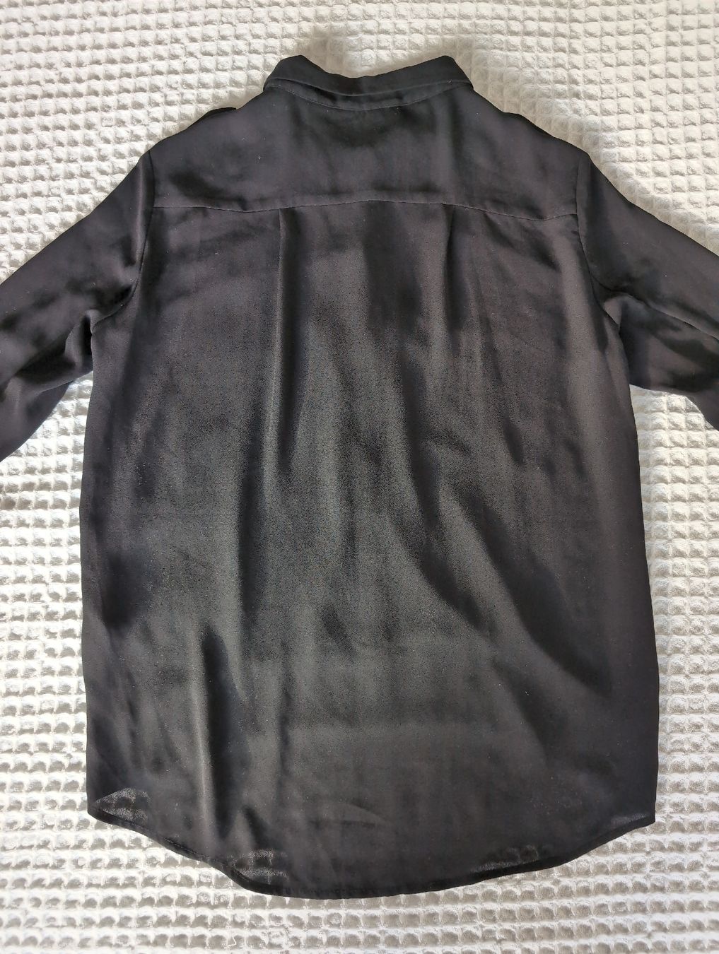 Kooples Camicette: The Kooples Black Ruffle Blouse - XS - Polyester – Usato da Glis venduto da livespringly 4