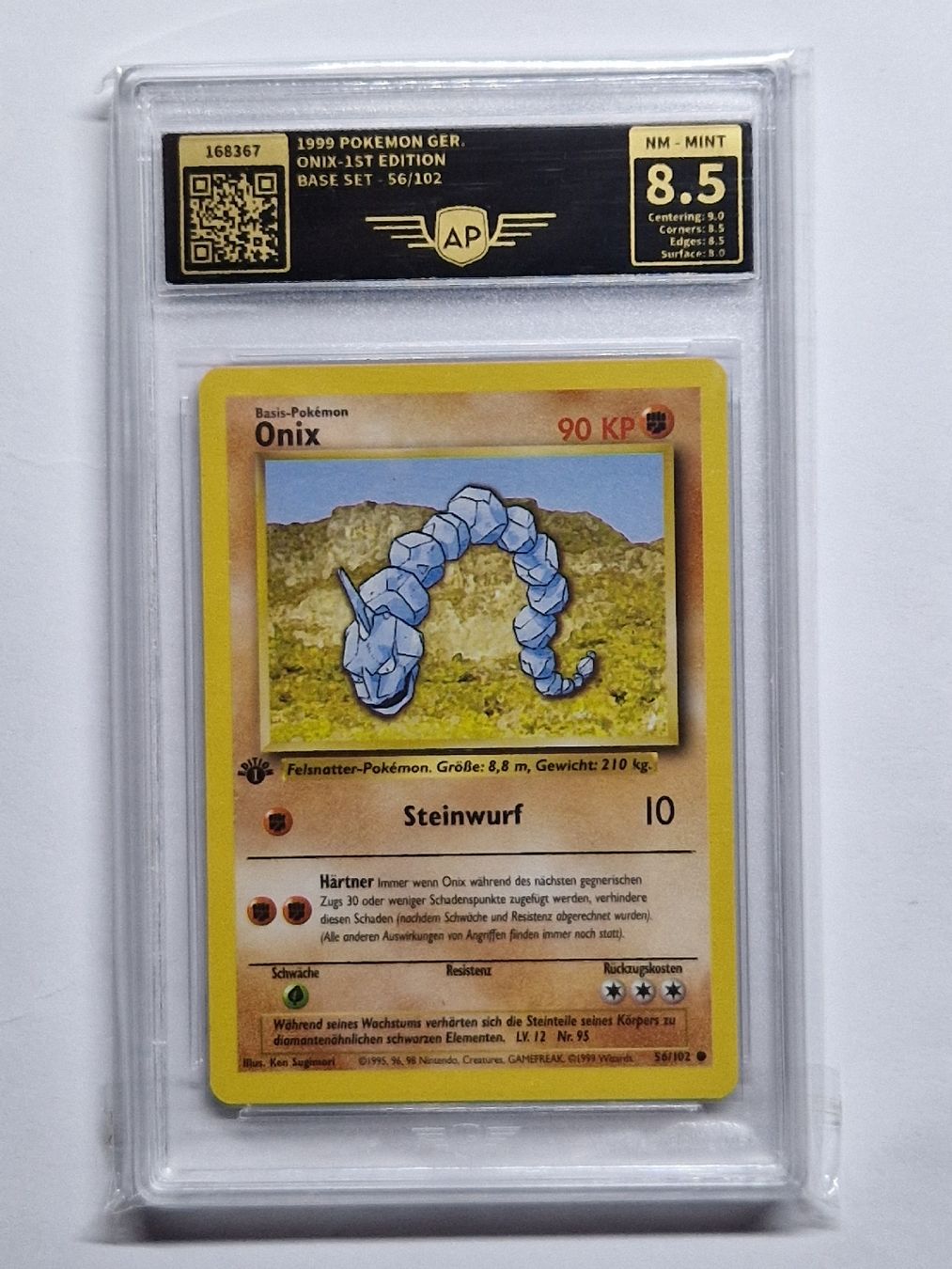 Pokémon Carte collezionabili: Pokémon - Onix #56 (AP 8.5) – Nuovo (secondo la descrizione) da Birmensdorf ZH venduto da x_NoMis