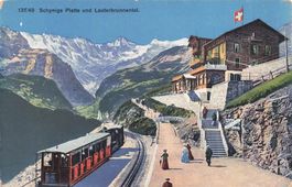 Schynige Platte (BE) – Blick ins Lauterbrunnental bahn