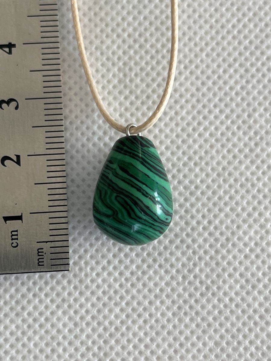 Anhänger: Pendentif en Malachite – Neu (gemäss Beschreibung) aus Goumoens-la-ville von sfornallaz 1
