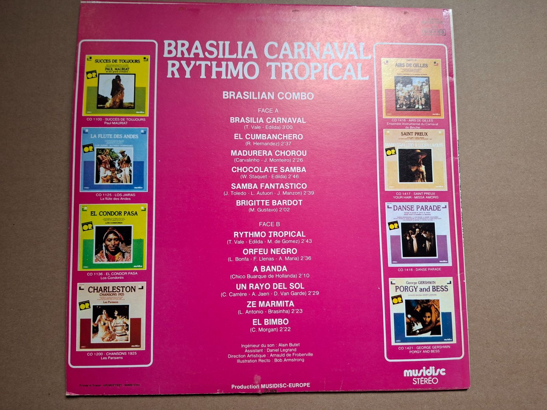 Dischi in vinile: Brasilia Carnaval Rythmo Tropical LP Musidisc – Usato da Burg AG venduto da ..machine_rec.. 1