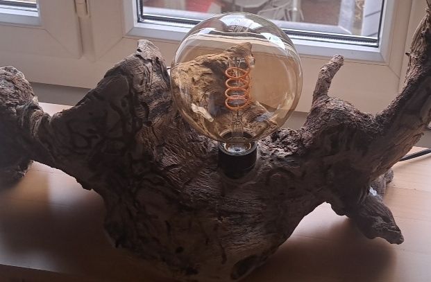 Lampade: Tischlampe Treibholz Lampe Unikat – Nuovo (secondo la descrizione) da Steinen venduto da Spooky100 3