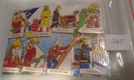 8 ver Feuerwehr Pins  (349)