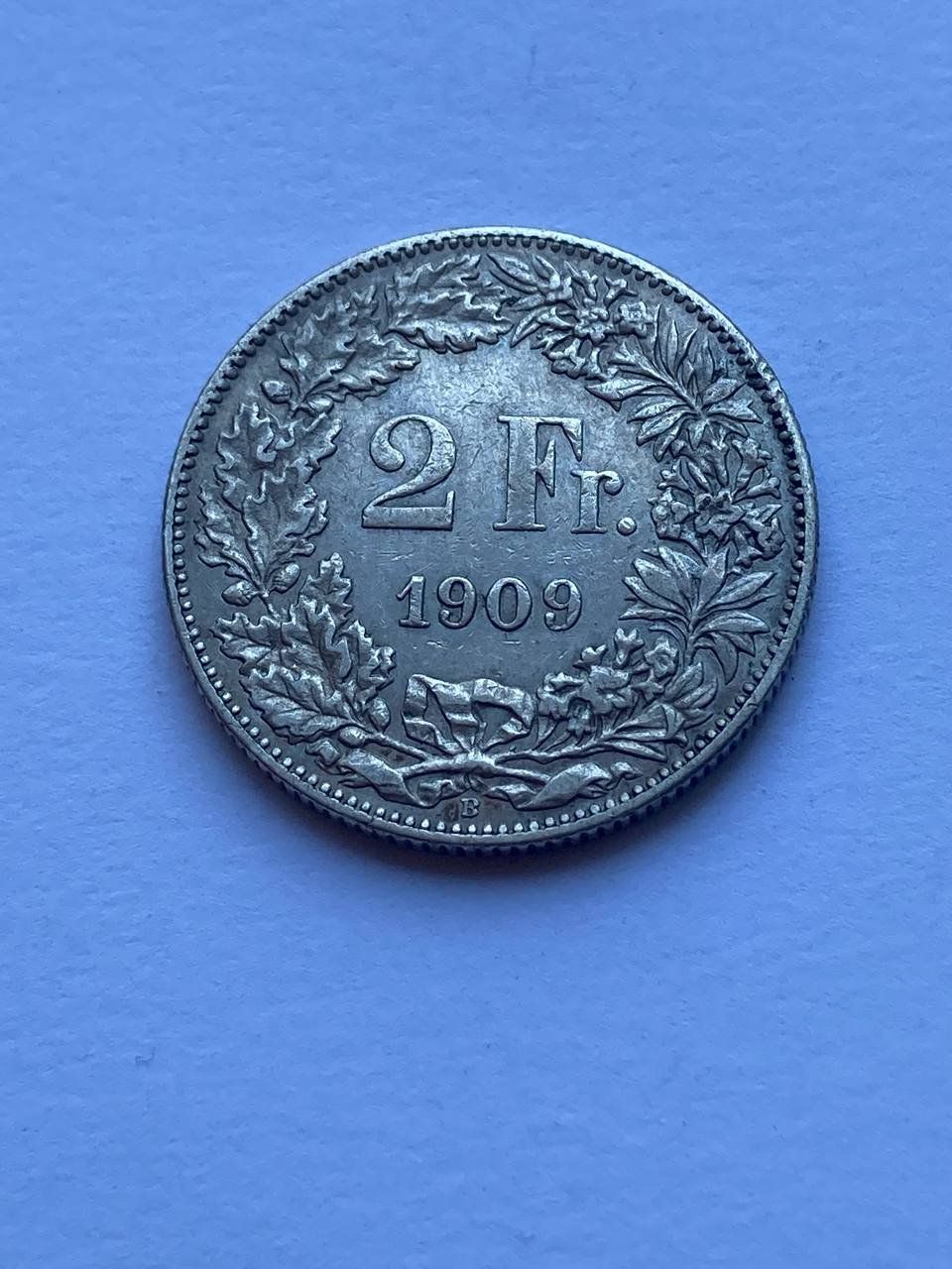 Tutti le monete: Schweiz 2 Franken 1909 fast vorzüglich – Usato da Muralto venduto da manueldisaba01