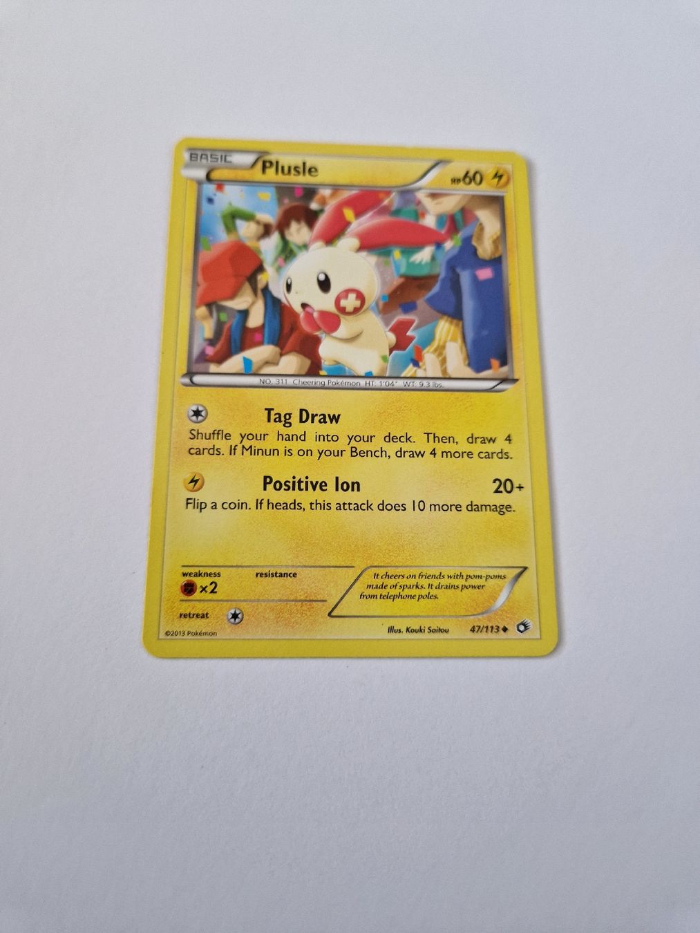 Pokémon Sammelbilder & Trading cards: Plusle - Legendary Treasures - EN  – Gebraucht aus Romont FR von raj_sjv9 2