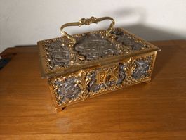 Boite argenté & Doré (Coffret à bijoux)