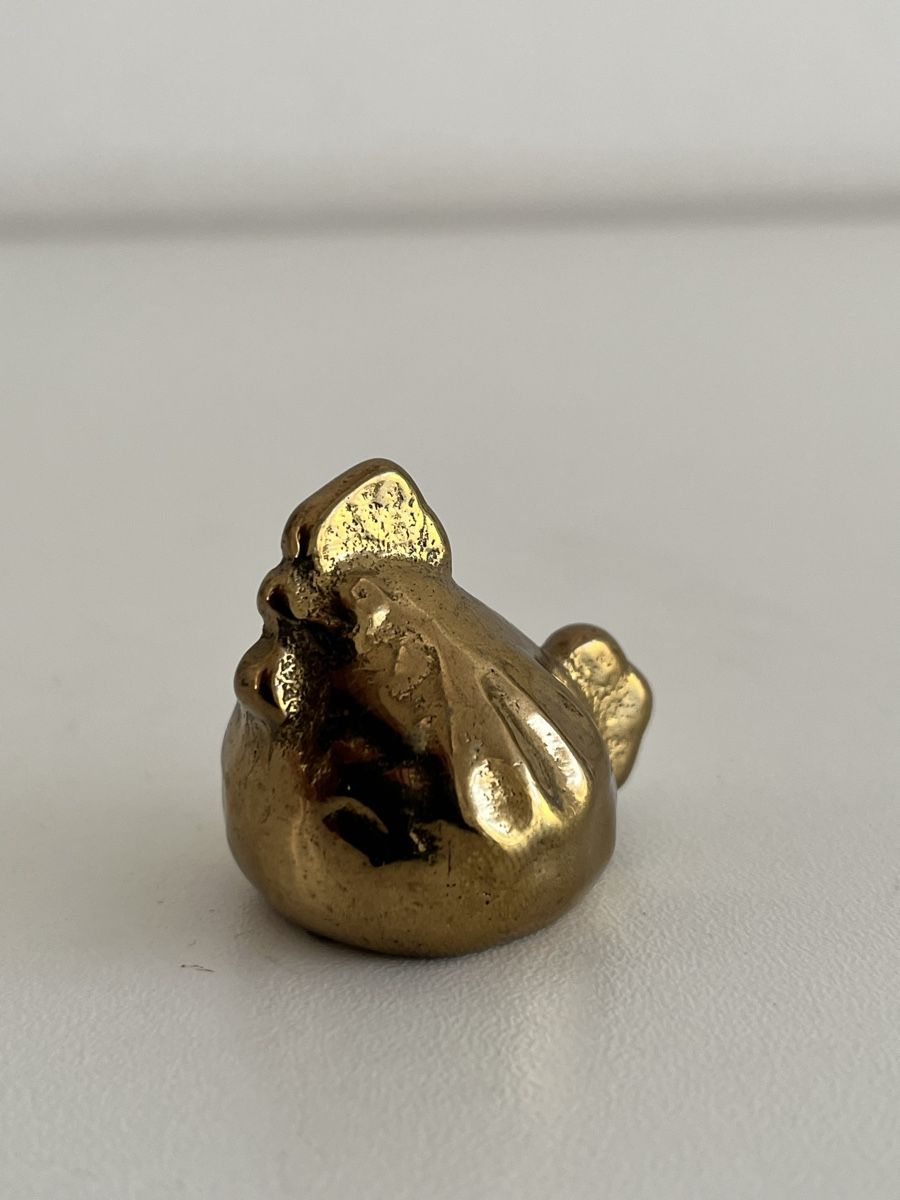 Tutte le decorazioni: Vintage Huhn aus Messing  – Usato da Wetzikon ZH venduto da seli03 1