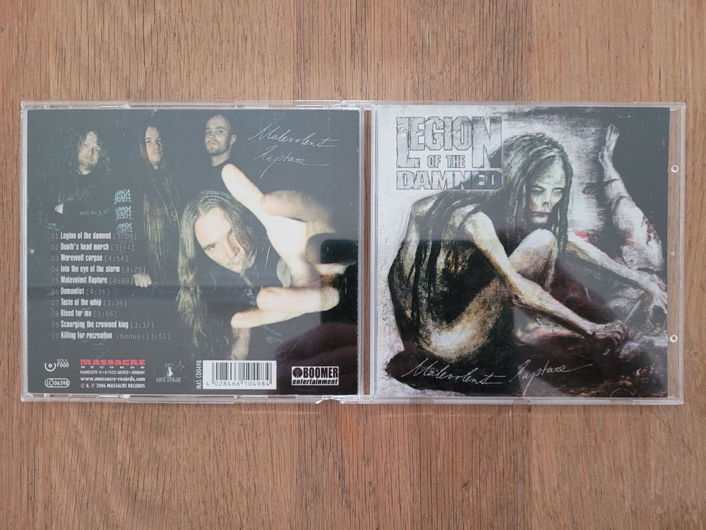 CD Legion Of The Damned - Malevolent Rapture, 2006 (Gebraucht) in ...