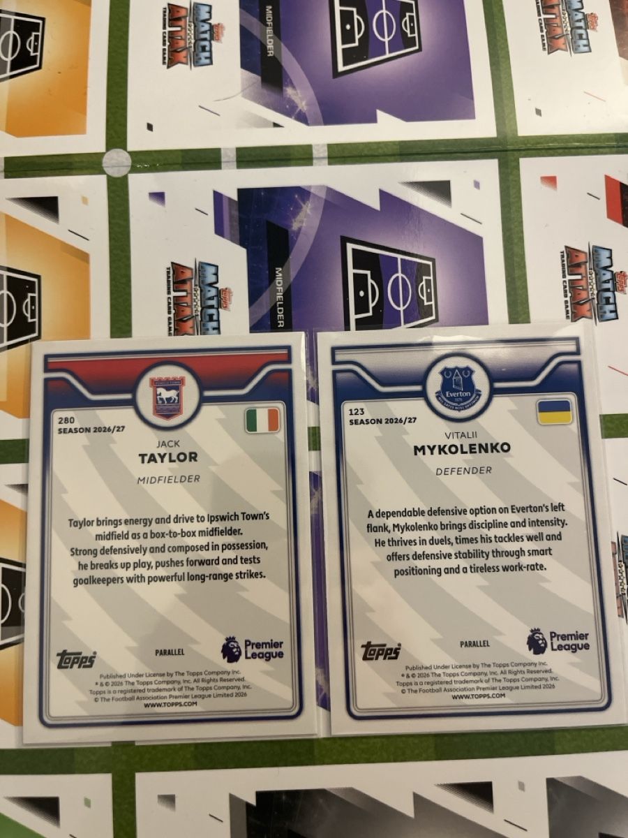 Topps Carte collezionabili: Topps Premier League 26/27 Numbered Parallels – Nuovo (secondo la descrizione) da Solothurn venduto da kue_zhb6 1