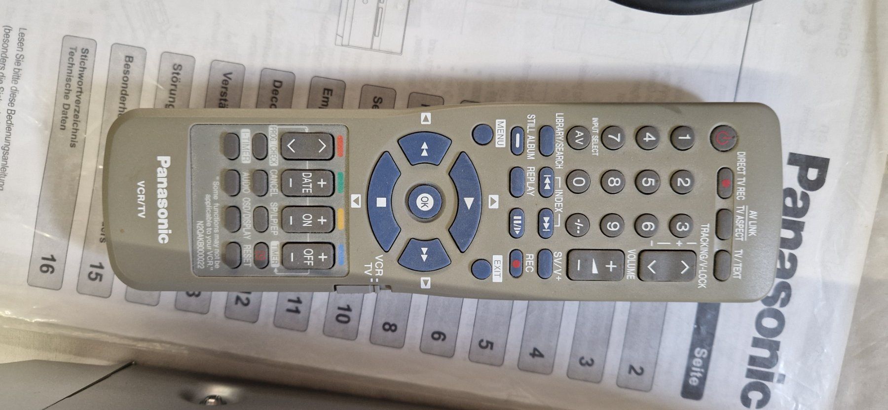 Panasonic Aufnahmegeräte: VHS PANASONIC VIDEO REKORDER – Gebraucht aus Bilten von Mic2022 3