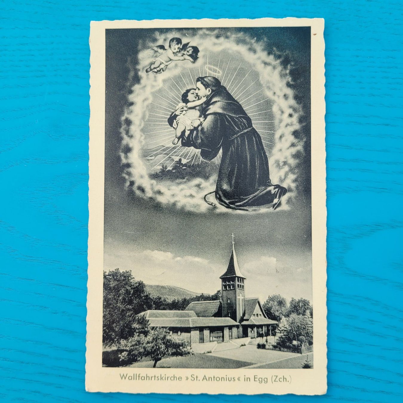 Cartoline postali: Egg ( ZH) / Wallfahrtskirche 1959 – Usato da SCHÜBELBACH venduto da CoKaHa