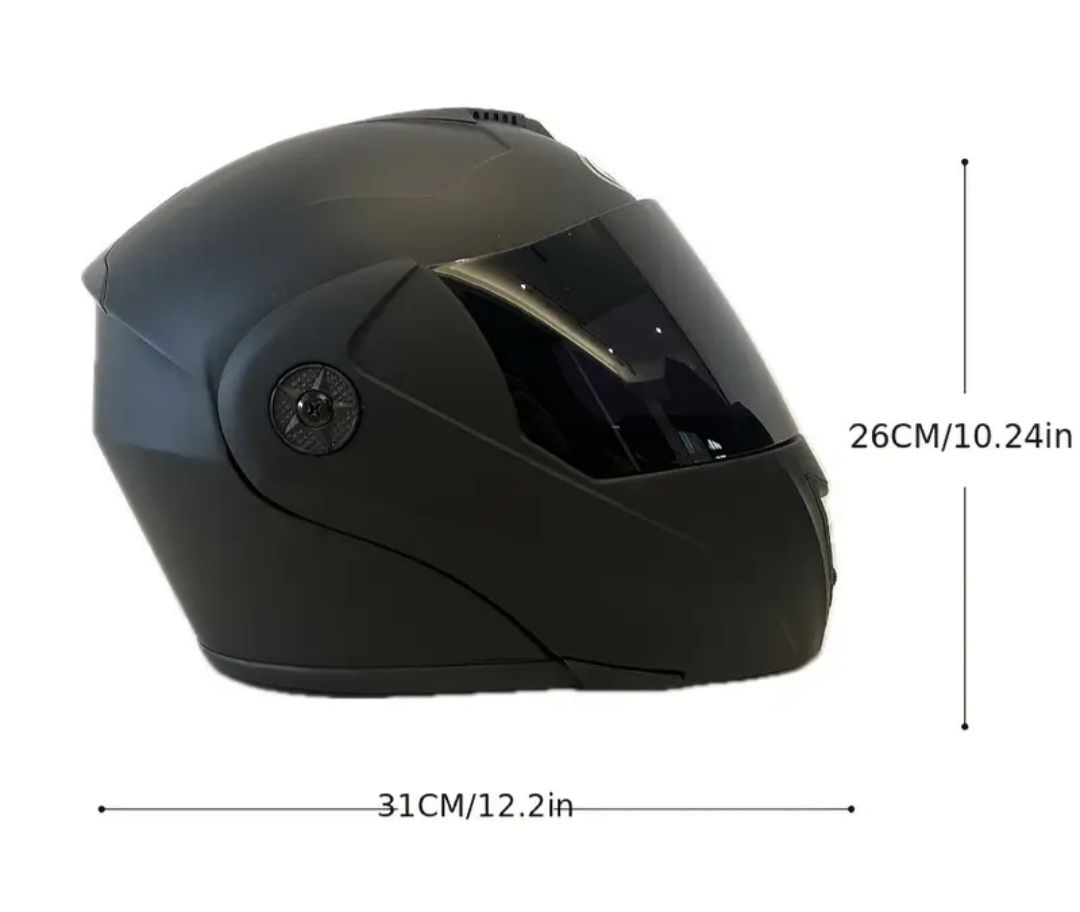 Caschi & visiere: Motorrad Klapphelm schwarz-matt Größe XL – Nuovo e nell'imballaggio originale da Hohenrain venduto da cars77 3