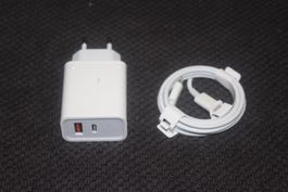 Duo 20W Ladegerät +1meter handy Natel smartphone tablette