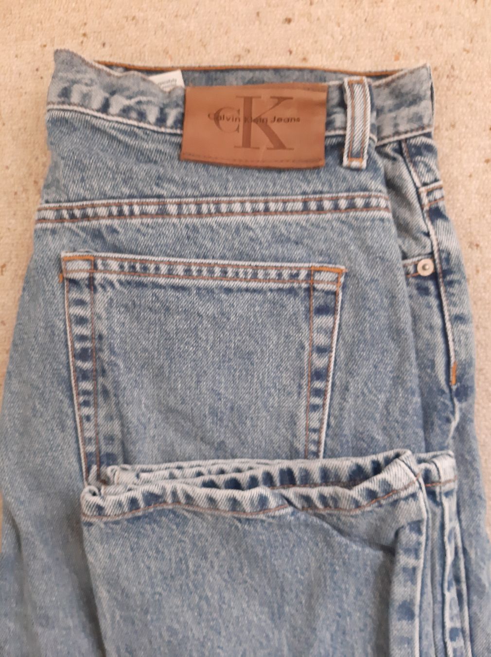 Calvin Klein Jeans: Calvin Klein Jeans, Gr. 32/12, hellblau, stonewashed – Usato da Effretikon venduto da Misterdyn