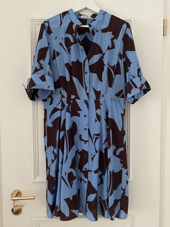 Marc O’Polo Kleid, Grösse 42, hellblau/braun, Top Zustand!