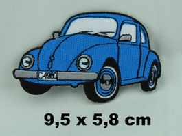 VW KÄFER - Aufnäher - Aufbügler - Stickerei - 9,5x5,8cm
